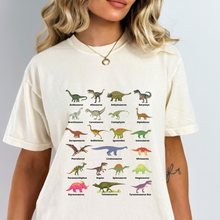 Load image into Gallery viewer, All Over Dinosaurs Women’s Vintage T-shirt
